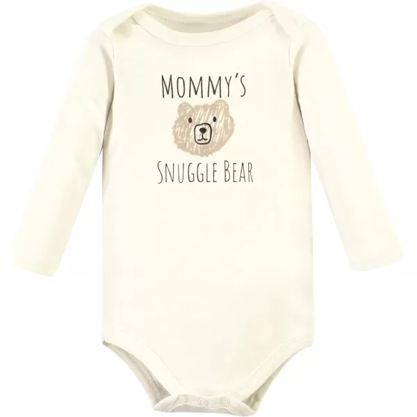 Hudson Baby Unisex Baby Cotton Long-Sleeve Bodysuits