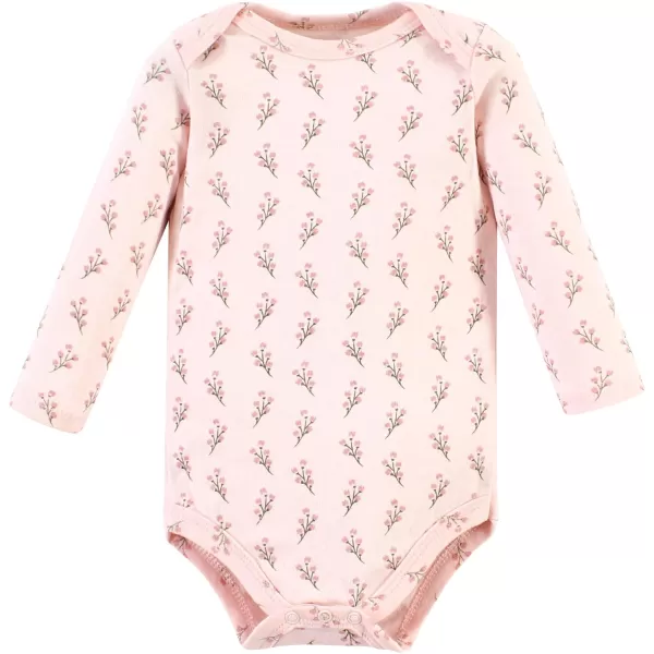 Hudson Baby Unisex Baby Cotton Long-Sleeve Bodysuits