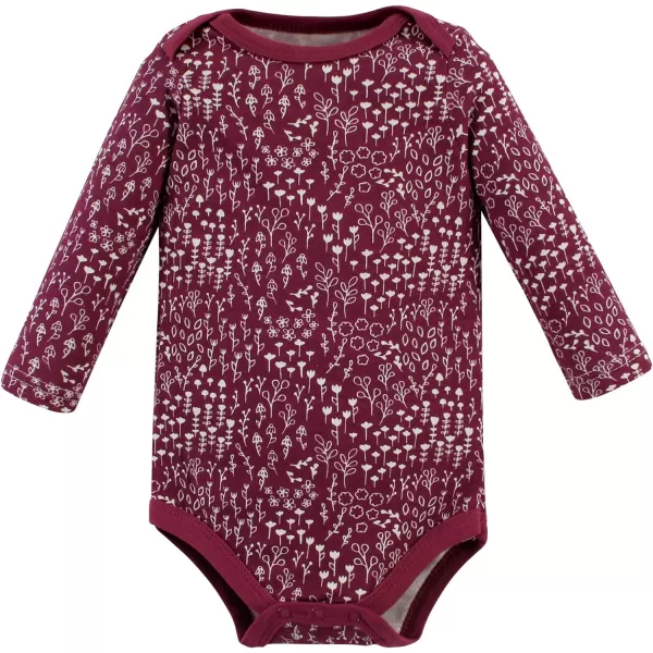 Hudson Baby Unisex Baby Cotton Long-Sleeve Bodysuits