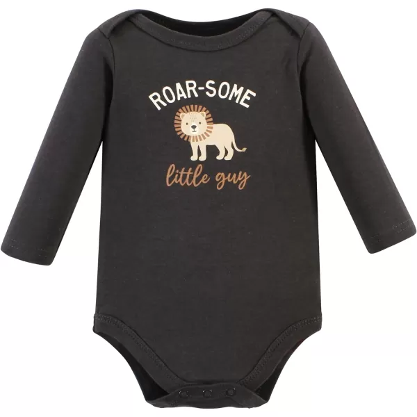 Hudson Baby Unisex Baby Cotton Long-Sleeve Bodysuits