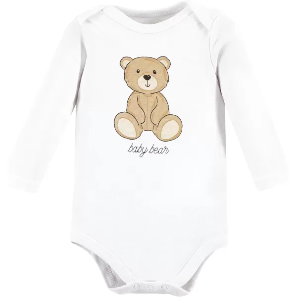Hudson Baby Unisex Baby Cotton Long-Sleeve Bodysuits