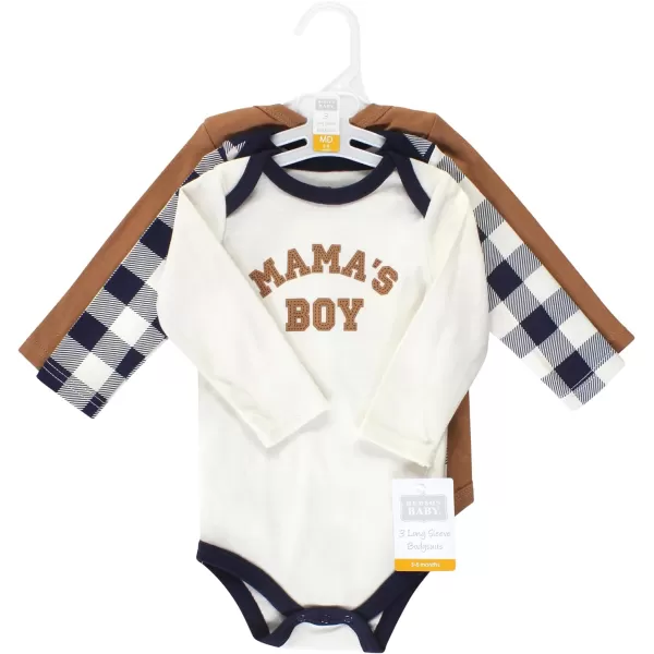 Hudson Baby Unisex Baby Cotton Long-Sleeve Bodysuits