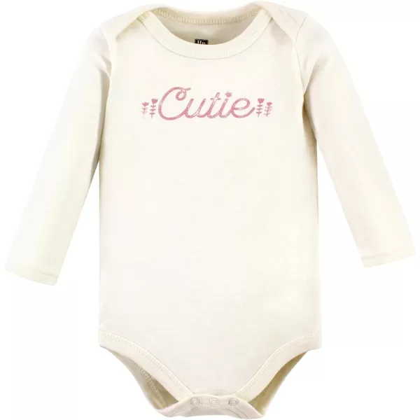 Hudson Baby Unisex Baby Cotton Long-Sleeve Bodysuits