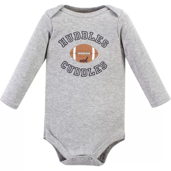 Hudson Baby Unisex Baby Cotton Long-Sleeve Bodysuits