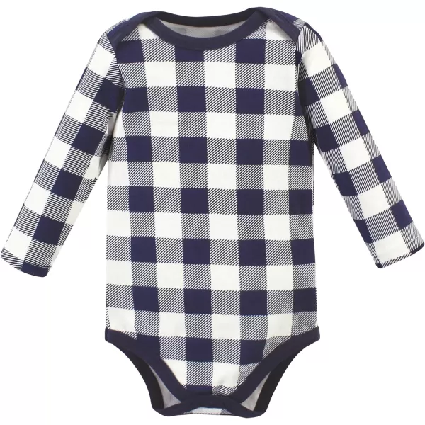 Hudson Baby Unisex Baby Cotton Long-Sleeve Bodysuits