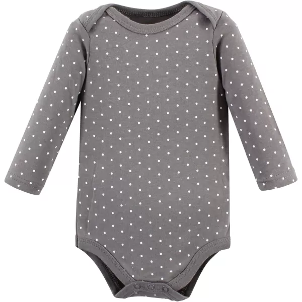 Hudson Baby Unisex Baby Cotton Long-Sleeve Bodysuits