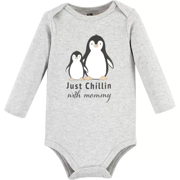 Hudson Baby Unisex Baby Cotton Long-Sleeve Bodysuits
