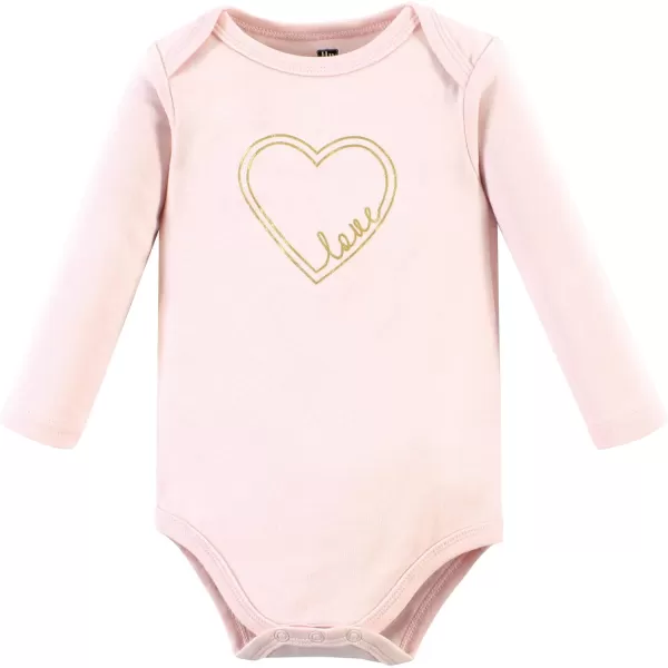 Hudson Baby Unisex Baby Cotton Long-Sleeve Bodysuits