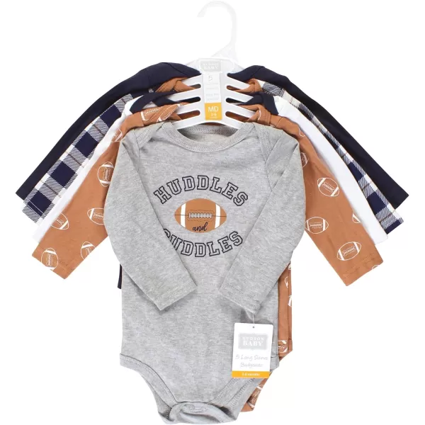 Hudson Baby Unisex Baby Cotton Long-Sleeve Bodysuits