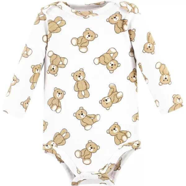 Hudson Baby Unisex Baby Cotton Long-Sleeve Bodysuits
