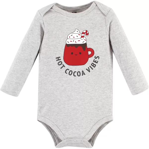 Hudson Baby Unisex Baby Cotton Long-Sleeve Bodysuits