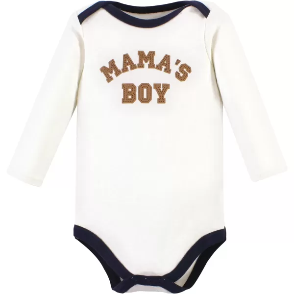 Hudson Baby Unisex Baby Cotton Long-Sleeve Bodysuits