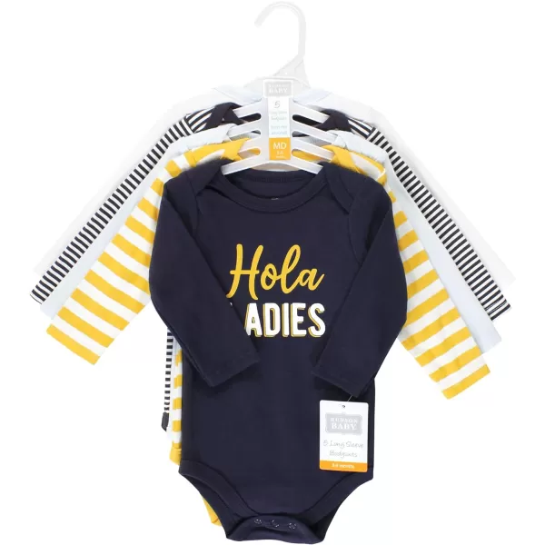 Hudson Baby Unisex Baby Cotton Long-Sleeve Bodysuits