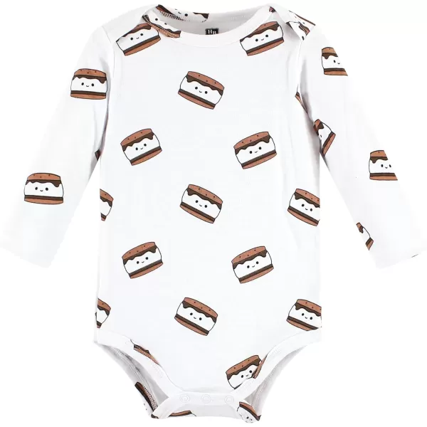 Hudson Baby Unisex Baby Cotton Long-Sleeve Bodysuits