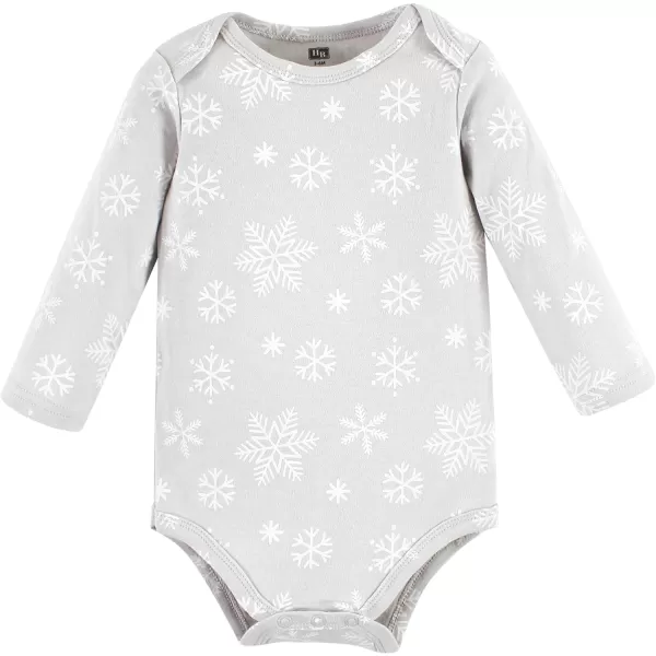 Hudson Baby Unisex Baby Cotton Long-Sleeve Bodysuits