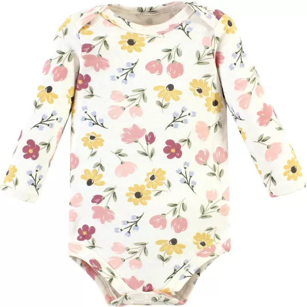 Hudson Baby Unisex Baby Cotton Long-Sleeve Bodysuits