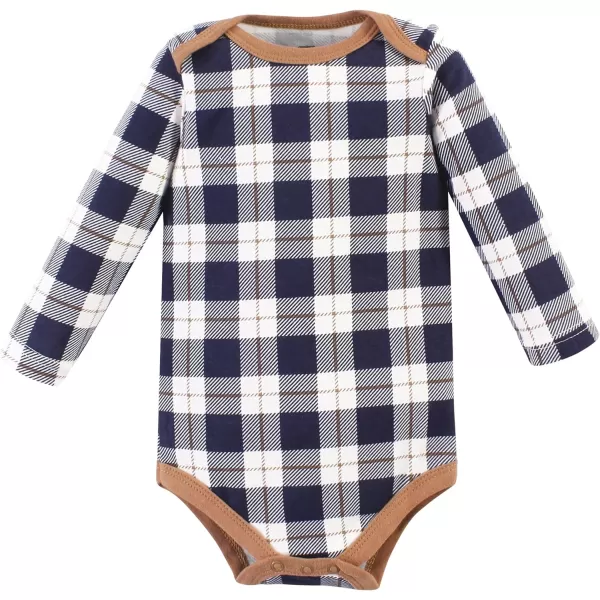 Hudson Baby Unisex Baby Cotton Long-Sleeve Bodysuits