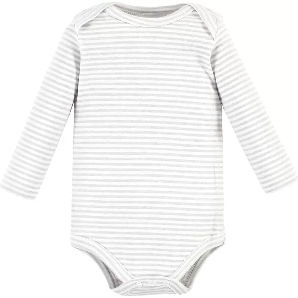 Hudson Baby Unisex Baby Cotton Long-Sleeve Bodysuits