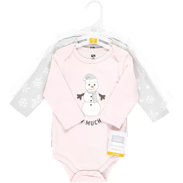 Hudson Baby Unisex Baby Cotton Long-Sleeve Bodysuits