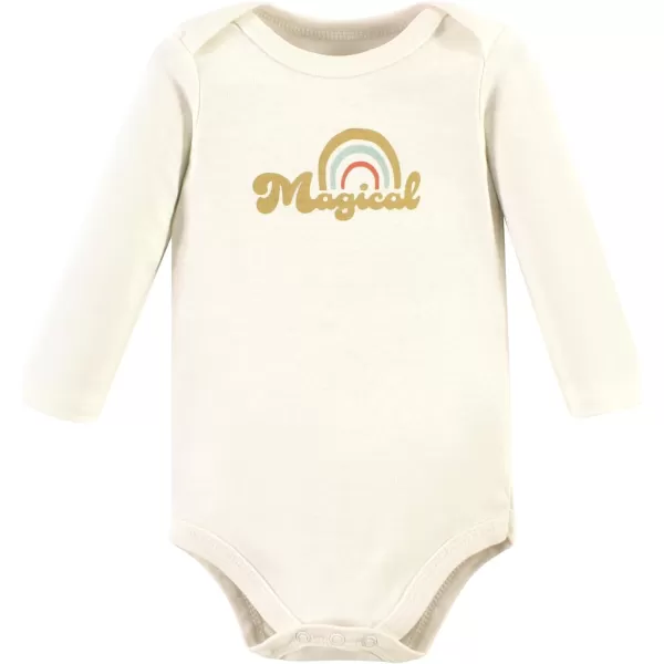 Hudson Baby Unisex Baby Cotton Long-Sleeve Bodysuits
