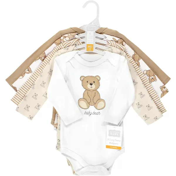 Hudson Baby Unisex Baby Cotton Long-Sleeve Bodysuits