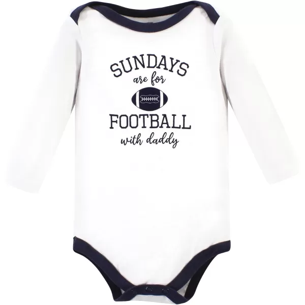 Hudson Baby Unisex Baby Cotton Long-Sleeve Bodysuits