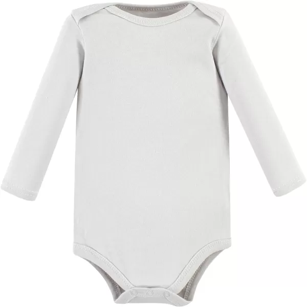 Hudson Baby Unisex Baby Cotton Long-Sleeve Bodysuits