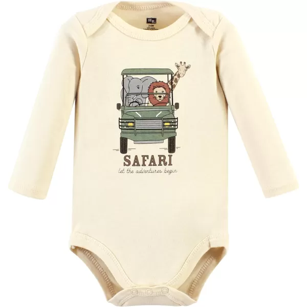 Hudson Baby Unisex Baby Cotton Long-Sleeve Bodysuits