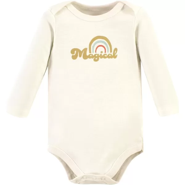 Hudson Baby Unisex Baby Cotton Long-Sleeve Bodysuits