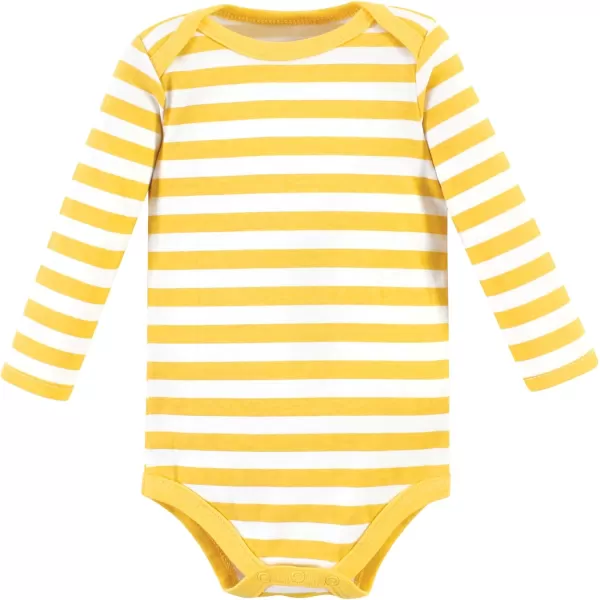 Hudson Baby Unisex Baby Cotton Long-Sleeve Bodysuits