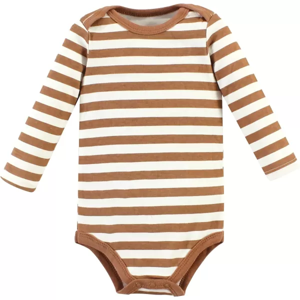 Hudson Baby Unisex Baby Cotton Long-Sleeve Bodysuits
