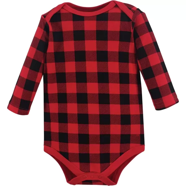 Hudson Baby Unisex Baby Cotton Long-Sleeve Bodysuits