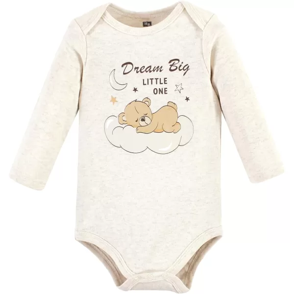 Hudson Baby Unisex Baby Cotton Long-Sleeve Bodysuits