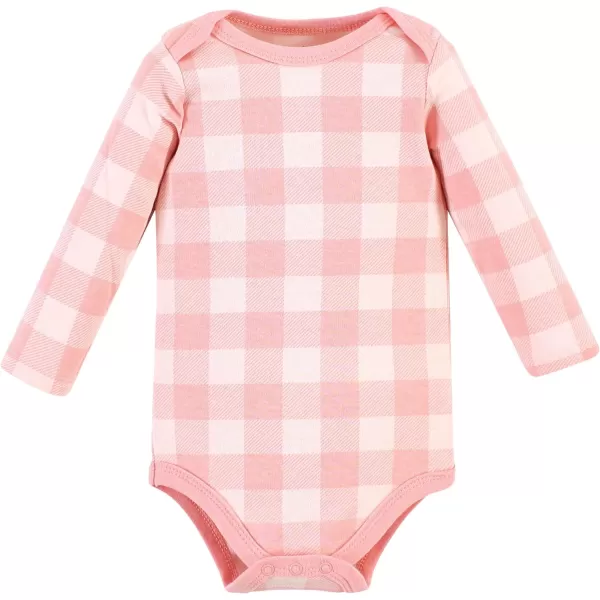 Hudson Baby Unisex Baby Cotton Long-Sleeve Bodysuits