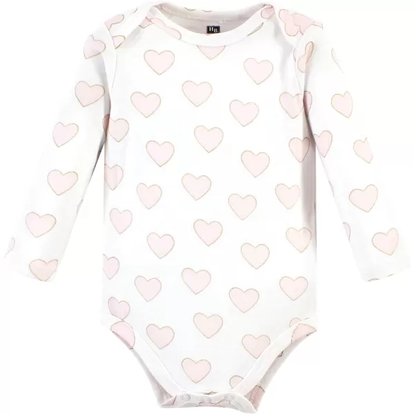 Hudson Baby Unisex Baby Cotton Long-Sleeve Bodysuits