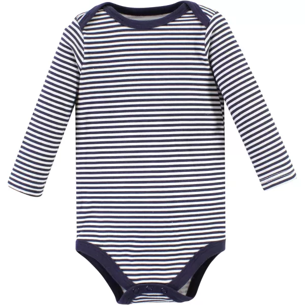 Hudson Baby Unisex Baby Cotton Long-Sleeve Bodysuits