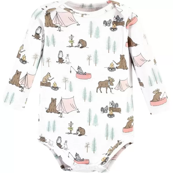 Hudson Baby Unisex Baby Cotton Long-Sleeve Bodysuits