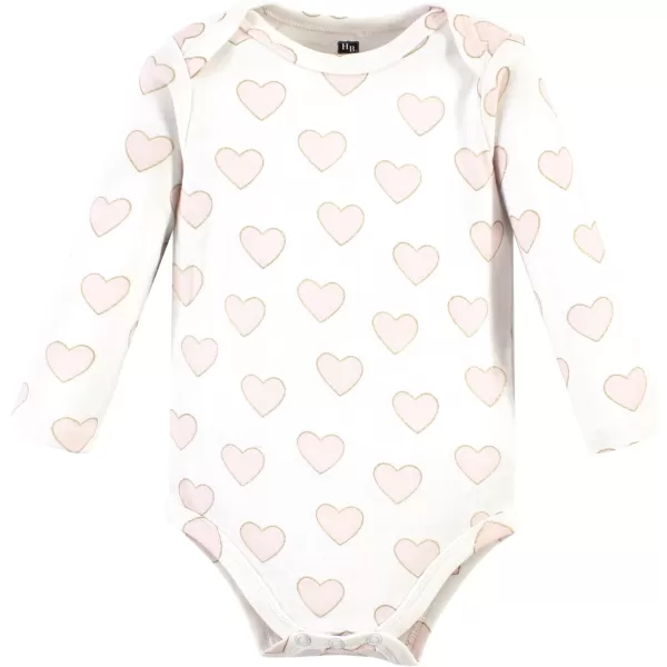 Hudson Baby Unisex Baby Cotton Long-Sleeve Bodysuits