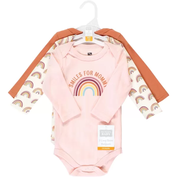 Hudson Baby Unisex Baby Cotton Long-Sleeve Bodysuits