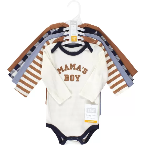 Hudson Baby Unisex Baby Cotton Long-Sleeve Bodysuits