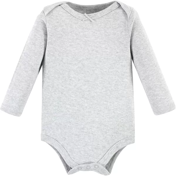 Hudson Baby Unisex Baby Cotton Long-Sleeve Bodysuits