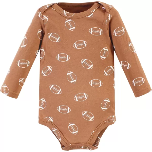 Hudson Baby Unisex Baby Cotton Long-Sleeve Bodysuits