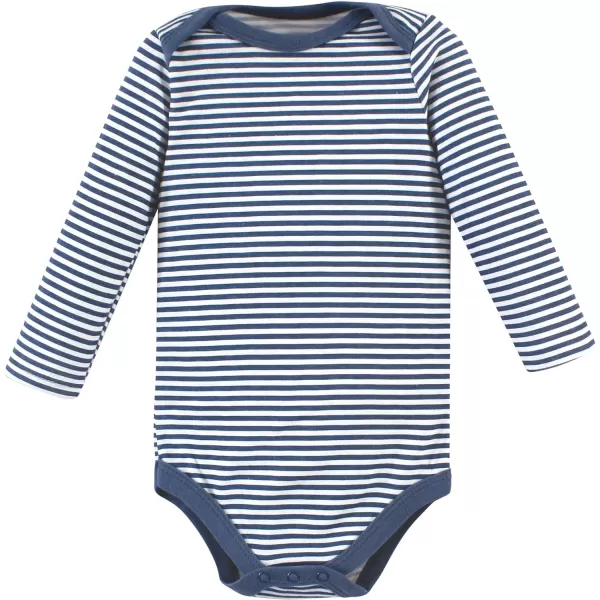 Hudson Baby Unisex Baby Cotton Long-Sleeve Bodysuits