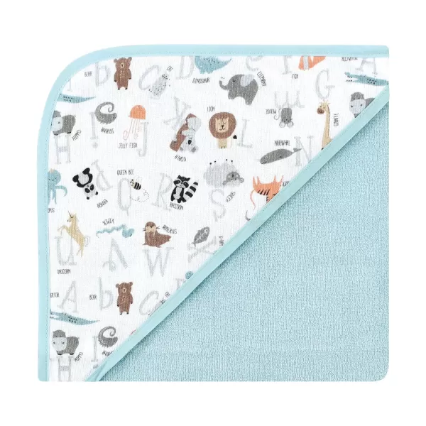 Hudson Baby Unisex Baby Cotton Rich Hooded Towels, Llama, One Size