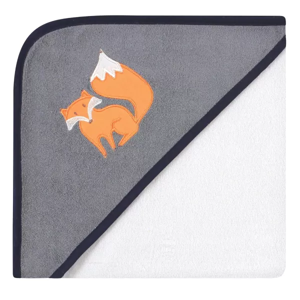 Hudson Baby Unisex Baby Cotton Rich Hooded Towels, Llama, One Size