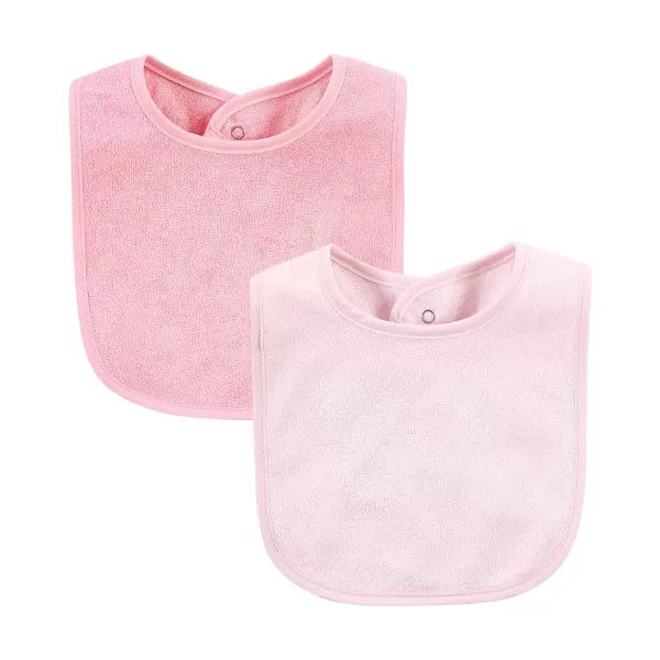 Hudson Baby Unisex Baby Rayon from Bamboo Bib with Waterproof Lining 10pk, Pink Mint, One Size