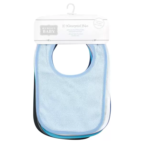 Hudson Baby Unisex Baby Rayon from Bamboo Bib with Waterproof Lining 10pk, Pink Mint, One Size