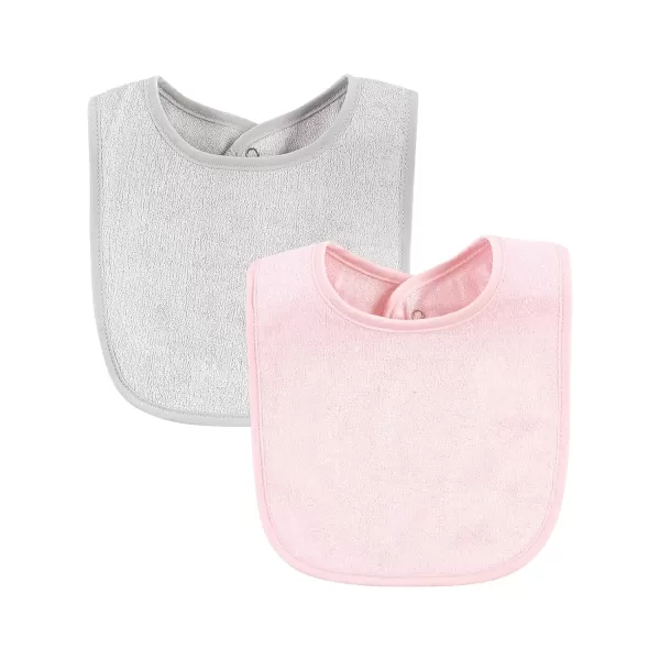 Hudson Baby Unisex Baby Rayon from Bamboo Bib with Waterproof Lining 10pk, Pink Mint, One Size