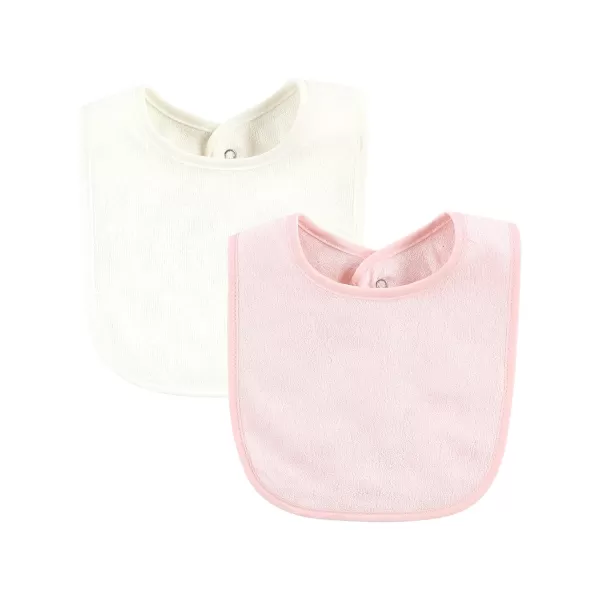 Hudson Baby Unisex Baby Rayon from Bamboo Bib with Waterproof Lining 10pk, Pink Mint, One Size