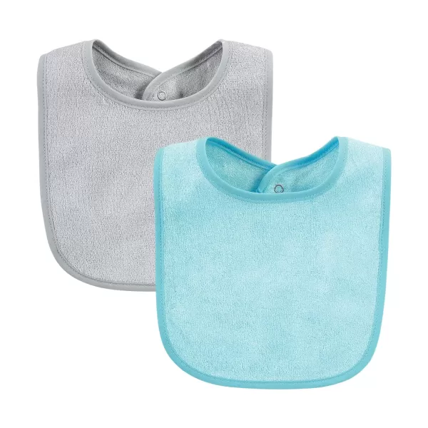 Hudson Baby Unisex Baby Rayon from Bamboo Bib with Waterproof Lining 10pk, Pink Mint, One Size